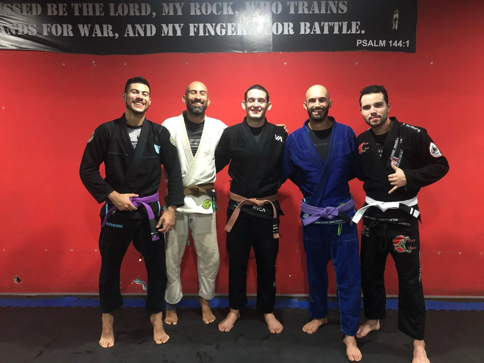 Entrenando en el garaje