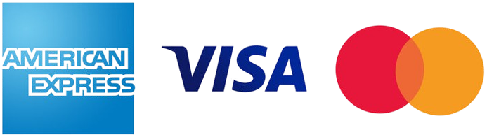 Visa, Mastercard, Amex